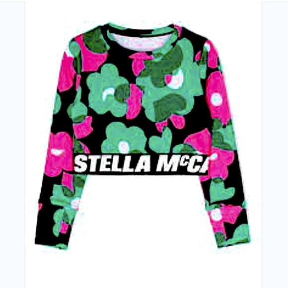 Sella McCartney Kids floral-print SweatshirtGreen